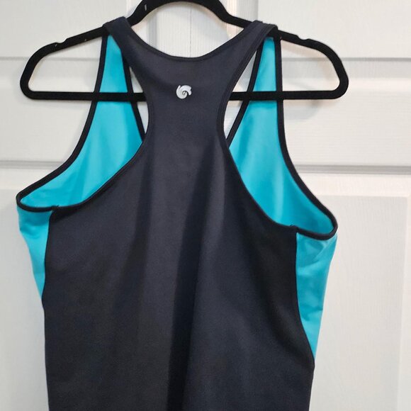 INMOTION: Sports Tank Top. Blue & Teal. Activewear. Size: XL - Picture 2 of 3